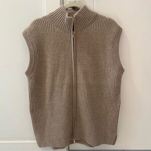 ME + EM Zip Sweater Vest- Size M; New with Tags